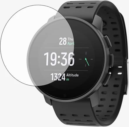 Screenprotector geschikt voor Suunto 9 Peak Pro – Gehard glas – Hoge kwaliteit screen protector – Tempered Glass 9H – 1 stuks – TechDefend