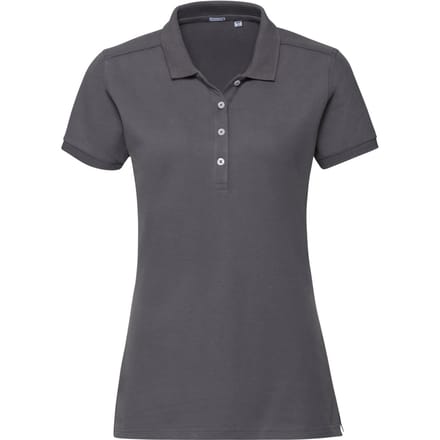 Russell Dames/dames Stretch Short Sleeve Polo Shirt (Konvooi Grijs)