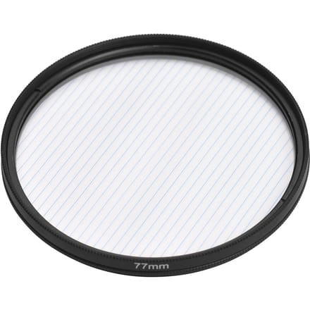 77 mm Blue Streak-lensfilter Speciale effecten Anamorf optisch glasfilter voor DSLR-camera's black