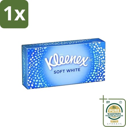 1 x Kleenex - Tissues - Soft White - 70 Tissues- Kleenex Tissues - Tissue - Tissuepapier - Tissue Voor Verkoudheid - Tissue Voor Neus