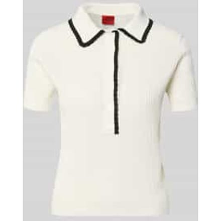 regular fit gebreid shirt van puur katoen model 'SLYSA'