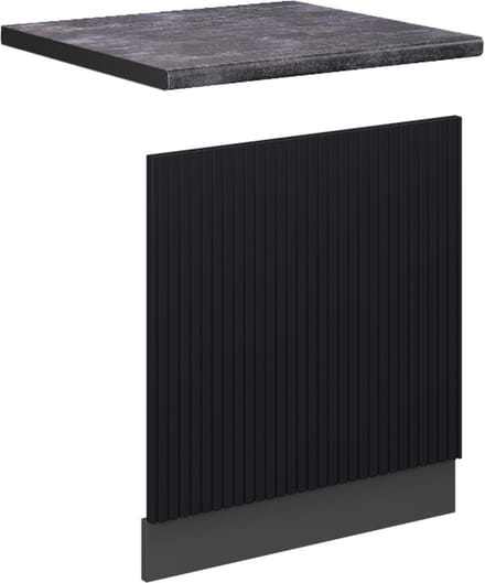 Vicco Fame-Line Frontpaneel – 60 cm, WB Antraciet Zwart gestreept