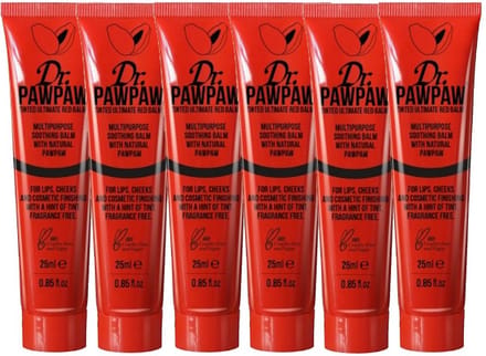 DR PAWPAW - Balm Tinted Ultimate Red - 6 Pak - Voordeelverpakking