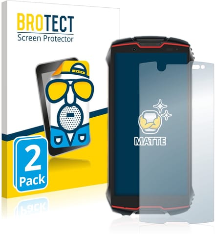 BROTECT - Screenprotector voor Cubot King Kong Mini 2 Pro - Folie Beschermfolie matte 2 Stuks