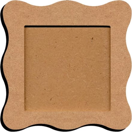 Gomille MDF golfrand lijst creatief decoreren 22,5x22,5 cm.
