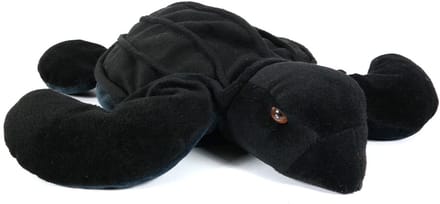 PIA Soft Toys - Pluche Knuffeldier - Schildpad - zwart - 38 cm