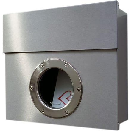 Radius - Letterman brievenbus 1 - Roestvrij staal - zilver