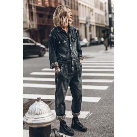 Mikuta The Dark Blue Denim Jumpsuit Blue Taglia: M | Tute Outlet | Donna | Blu