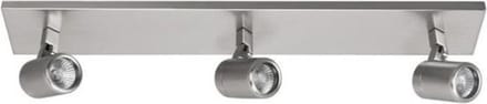 HighLight spot Rain 3 lichts balk - mat staal