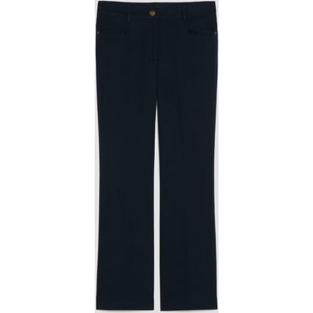 broek mini-flare fit vrouw blauw
