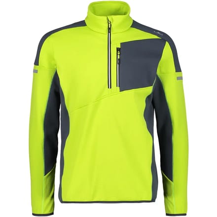 Cmp Sweat 31e0427 Fleece Met Halve Rits Geel 4XL Man
