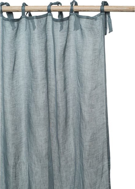 Gordijn / Vitrage | Lidi - 100% Linnen - Grijs - Sheer Design - 160x280 cm