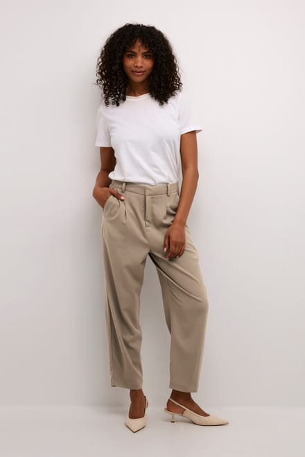 Pants Suiting Regular fit Brindle brown