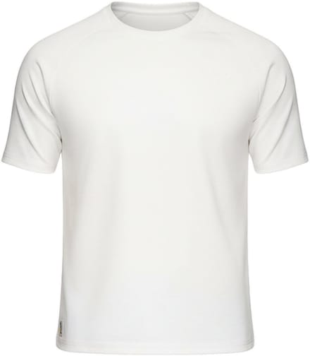 OMBRE T-shirt - Katoen - Korte Mouw - Effen Gebroken Wit S