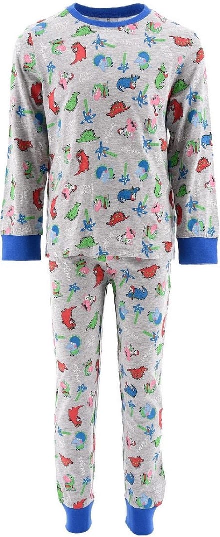 Peppa Georgers Pyjamaset Grijs Katoen Maat 98