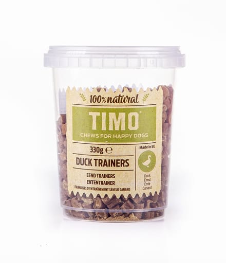 Timo Trainers Eend - Hondensnacks - 330 g Voordeelemmer