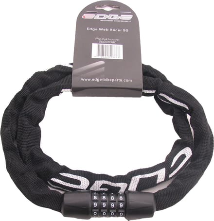 Kettingslot met code Edge Trace Code 90cm - zwart