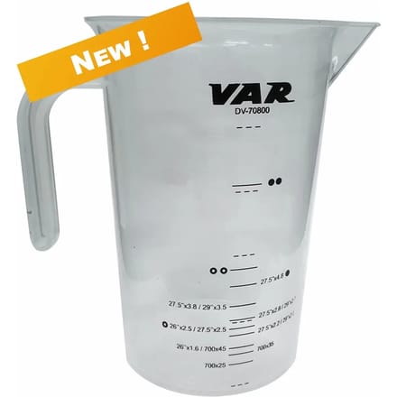 Gegradueerd bekerglas voor preventieve vloeistof Var