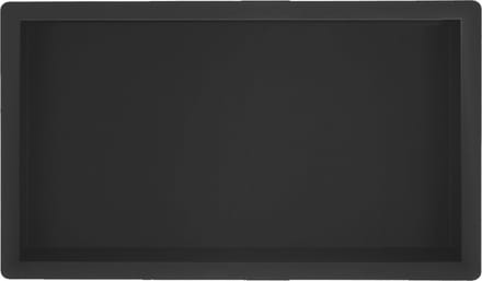 Sub Sunk inbouwnis 30 x 60 x 7 cm, mat zwart