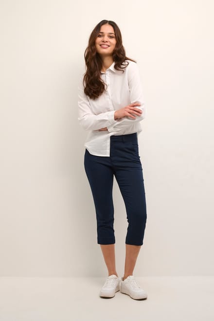 Kaffe KAlea Capri Pants Dames Broek - Maat 42