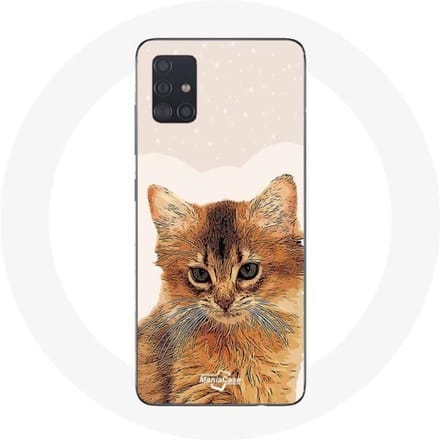 Samsung Galaxy A51 Hoesje Somalisch kattenras