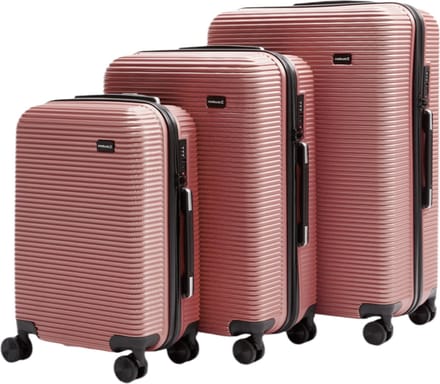 AttitudeZ Aeroline Reiskoffer Set Roze