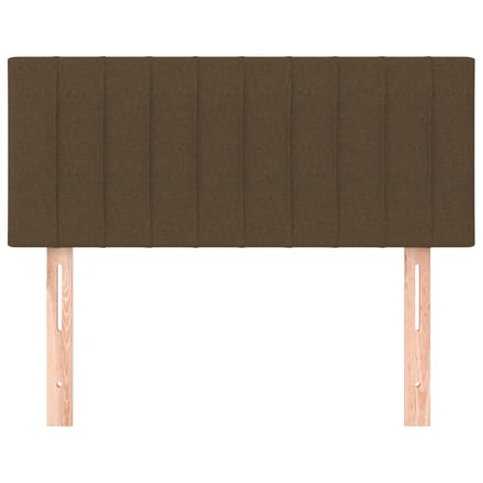 vidaXL - Hoofdbord - 90x5x78/88 - cm - stof - donkerbruin