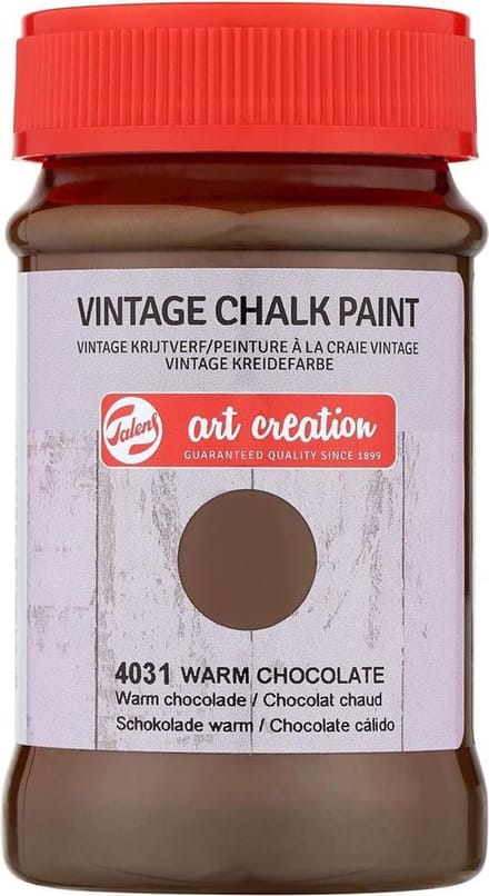 Talens Art creation vintage krijtverf 100mL 4031 Warm chocolade