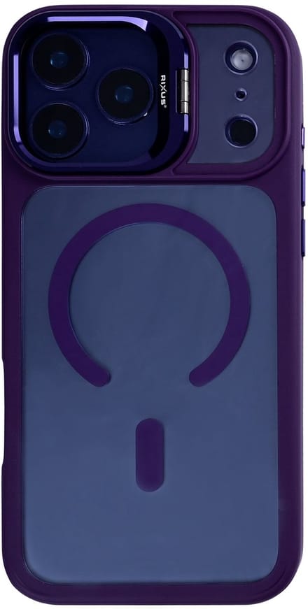 Rixus Classic 03 Case With MagSafe For Apple iPhone 17 Pro Deep Purple