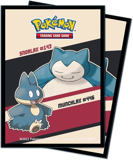 Ultra Pro Pokemon TCG Standard Size Deck Protector Sleeves-Snorlax & Munchlax (Diversen) Nieuw