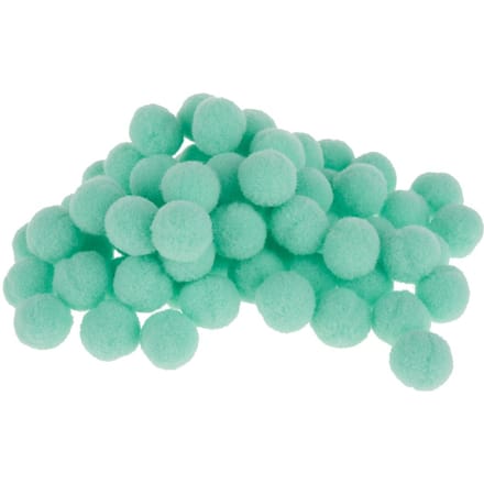 VBS Pompons, 15 mm, 60 stuks - Mint