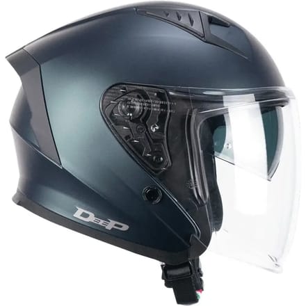 Motorhelm met halve straal CGM 127A Deep Mono