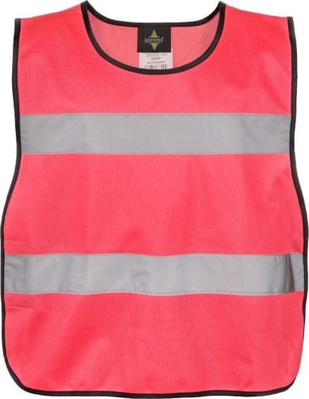 KX102 Korntex Veiligheid Poncho Kind - Maat XS (3-4 jaar) – Neon Roze
