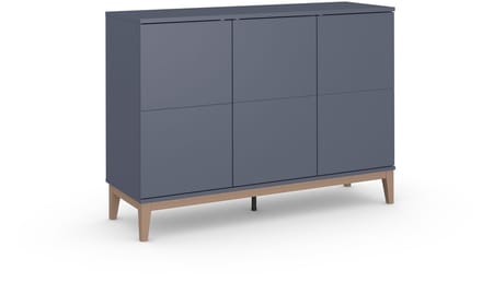 Pelle-Dressoir - 3-deuren - Grijs