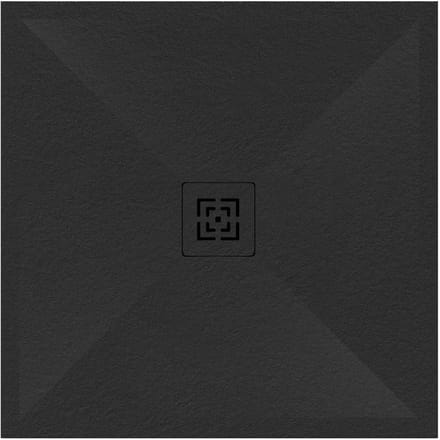 Allibert AMERA 90 x 90 cm Douchebak Rechthoekig Zwart