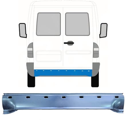 Achterste reparatiepaneel voor Mercedes Sprinter 1995-2006