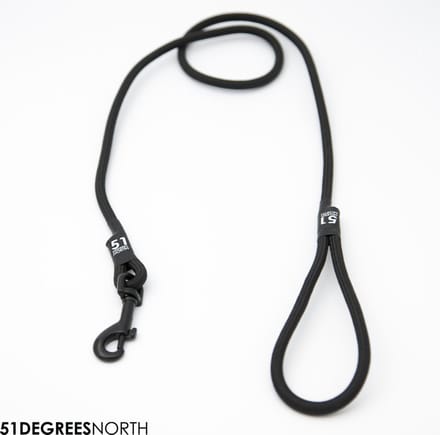 51 Degrees North - Wanderful - Leash - Nylon - Rope - Black - 120cmx8mm