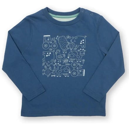 Kinder-T-shirt met lange mouwen Kite Farmtime
