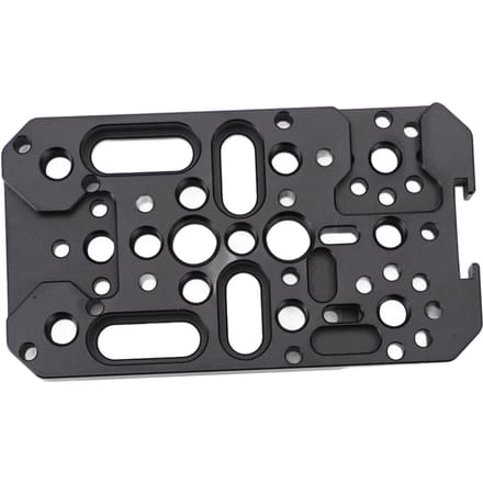 Camera Kaasplaat Aluminium Multifunctionele Schakelplaat Camera Eenvoudige Plaat met 14 38 Inch black