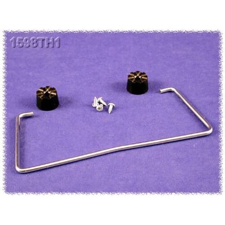 Hammond Electronics 1598TH1 Standbeugel Staal Zilver 1 stuk(s)
