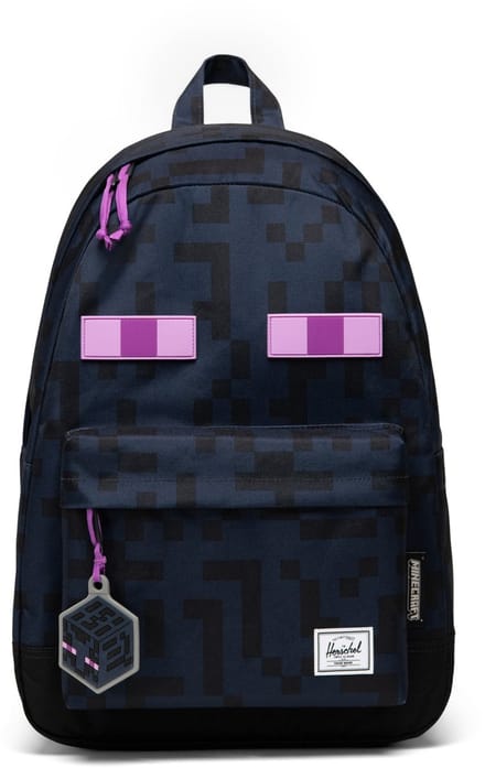 Herschel vrijetijdsrugzak rugzak Minecraft Classic Backpack 26L Enderman donkerblauw