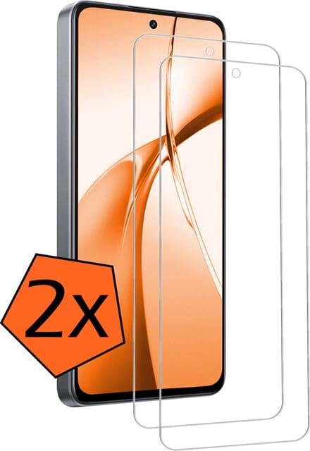 Screenprotector - 2 Stuks - Geschikt voor OnePlus Nord CE4 - Extra Sterk - Gehard Glas - Beschermglas - Tempered Glass - Screen Protector