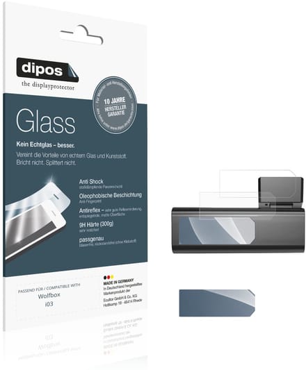 dipos – 2x Matte Pantserfolie geschikt voor Wolfbox i03 | 9H Screenprotector