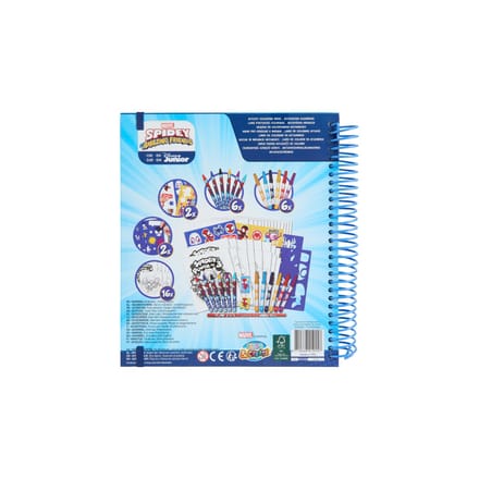 Kleurboek voor kinderen met stickers Canenco Marvel Spiderman