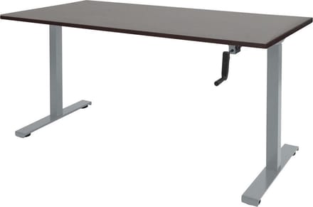 Zit Sta bureau - Slinger 160x80 logan - alu frame