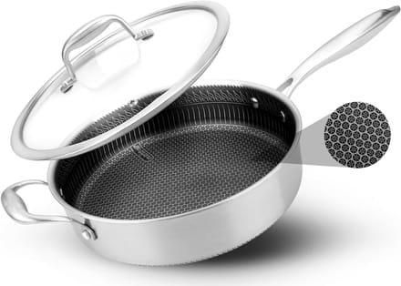 CLGP® Inductie Wokpan Met Deksel - Wokpan