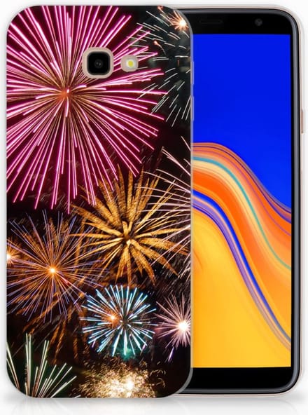 Samsung Galaxy J4 Plus (2018) Silicone Back Cover Vuurwerk