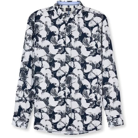 OLYMP Casual Overhemd, Regular Fit, Kent, Marineblauw