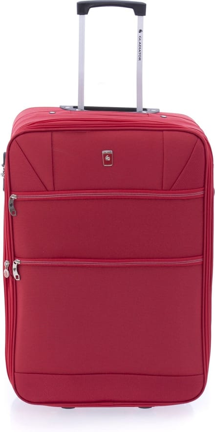 Gladiator Metro Middelgrote Koffer - 61 cm - 57/63 liter - Expandable - Rood