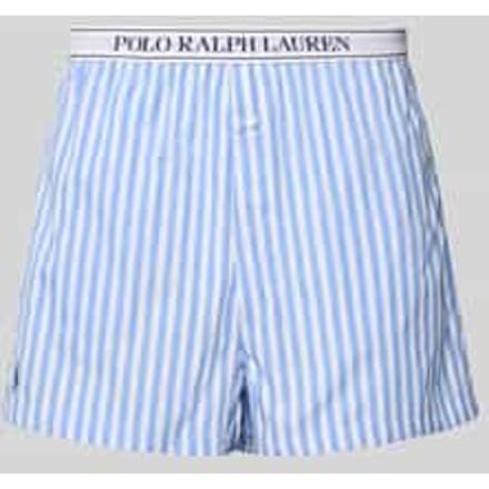 Korte pyjamabroek met elastische band met logo